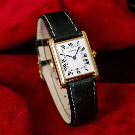 cartier louis tank watch.